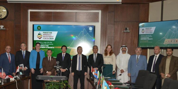 Petroleum Minister briefs Envoys on Pakistan Minerals Investment Forum 2025