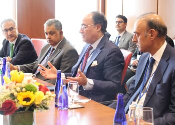 Aurangzeb holds key meetings in DC